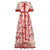 40er Jahre Vintage Blumenkleid