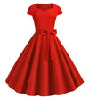 Rotes Vintage 50er Jahre Kleid