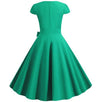 Grünes Vintage 50er Jahre Kleid