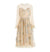 40er Jahre Kleid Beige