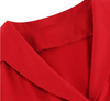 Vintage 1950 Rotes Kleid