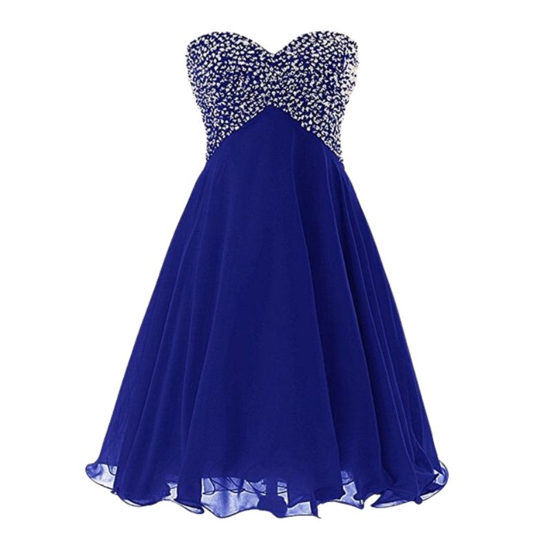 Trägerloses Vintage-Kleid