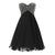 Trägerloses Vintage-Kleid