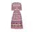 Zierliches Vintage 40er-Jahre-Kleid