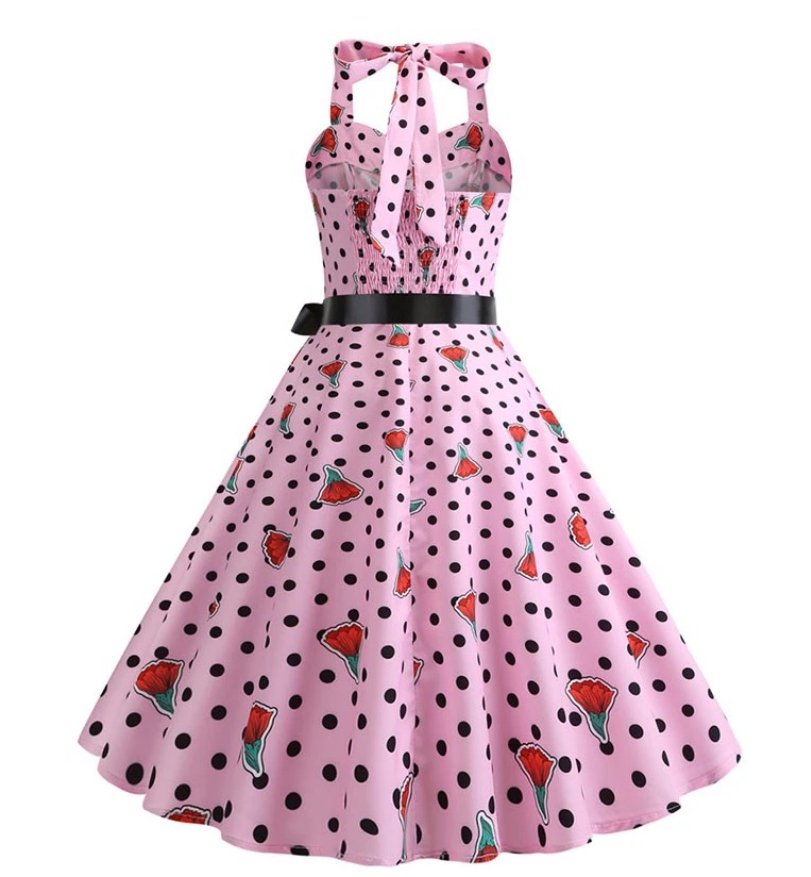 Vintage Polka Dot Kleid