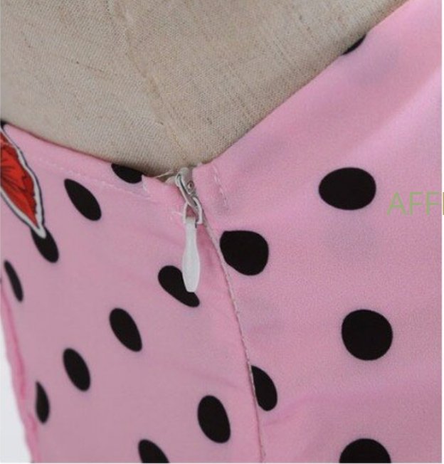 Vintage Polka Dot Kleid