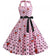 Vintage Polka Dot Kleid