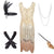 Vintage 1920er Jahre Kleid Beige