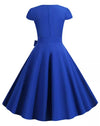 50er Jahre Kleid Blau