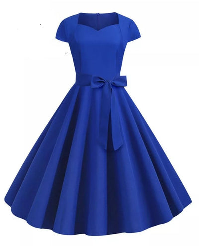 50er Jahre Kleid Blau