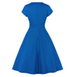 50er Jahre Kleid Cache Coeur Blau