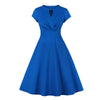 50er Jahre Kleid Cache Coeur Blau