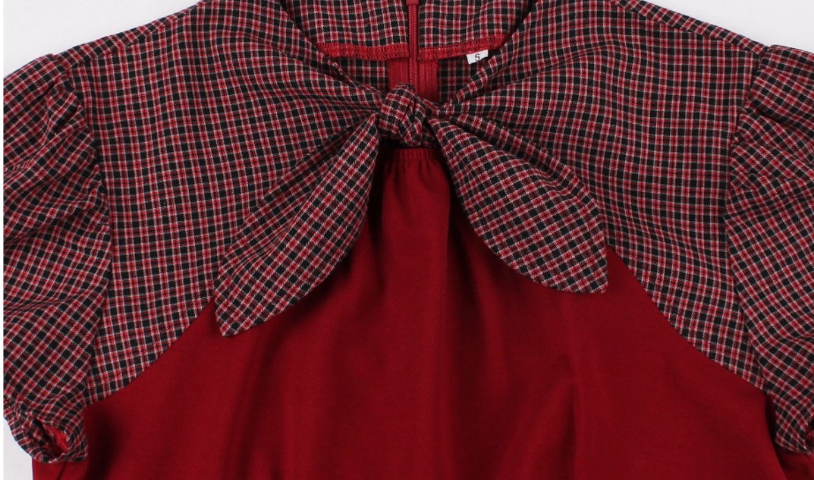 Schickes 50er Jahre Kleid Rot