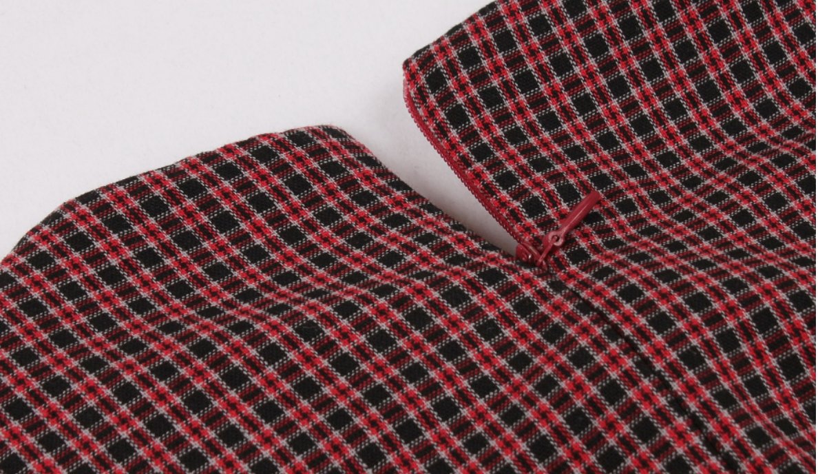 Schickes 50er Jahre Kleid Rot