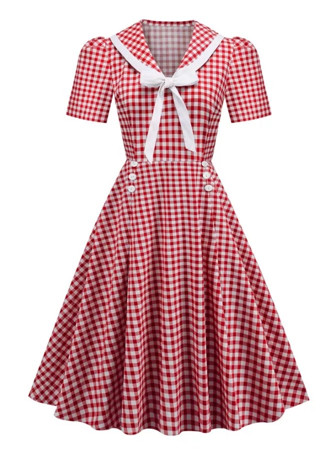 Mädchenkleid aus den 1950er Jahren