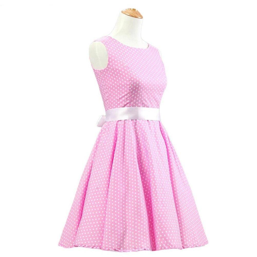 50er Jahre Kleid Rosa