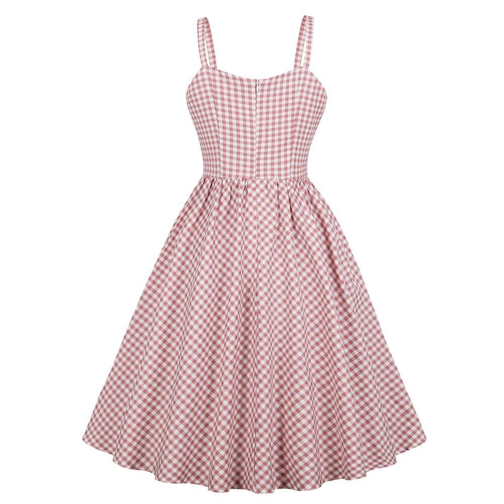 50er Jahre Gingham-Kleid