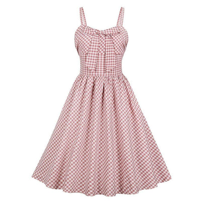 50er Jahre Gingham-Kleid