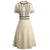 Schickes 60er Jahre Kleid Beige