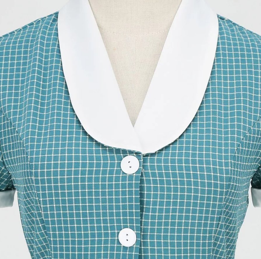 60er Jahre Pin-up-Kleid