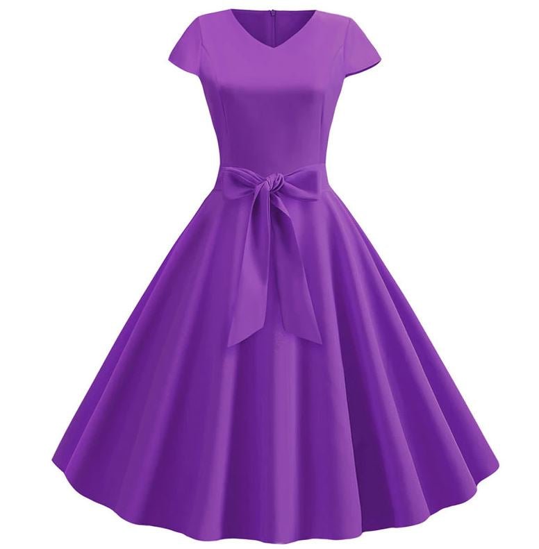Lila Vintage 60er Jahre Kleid