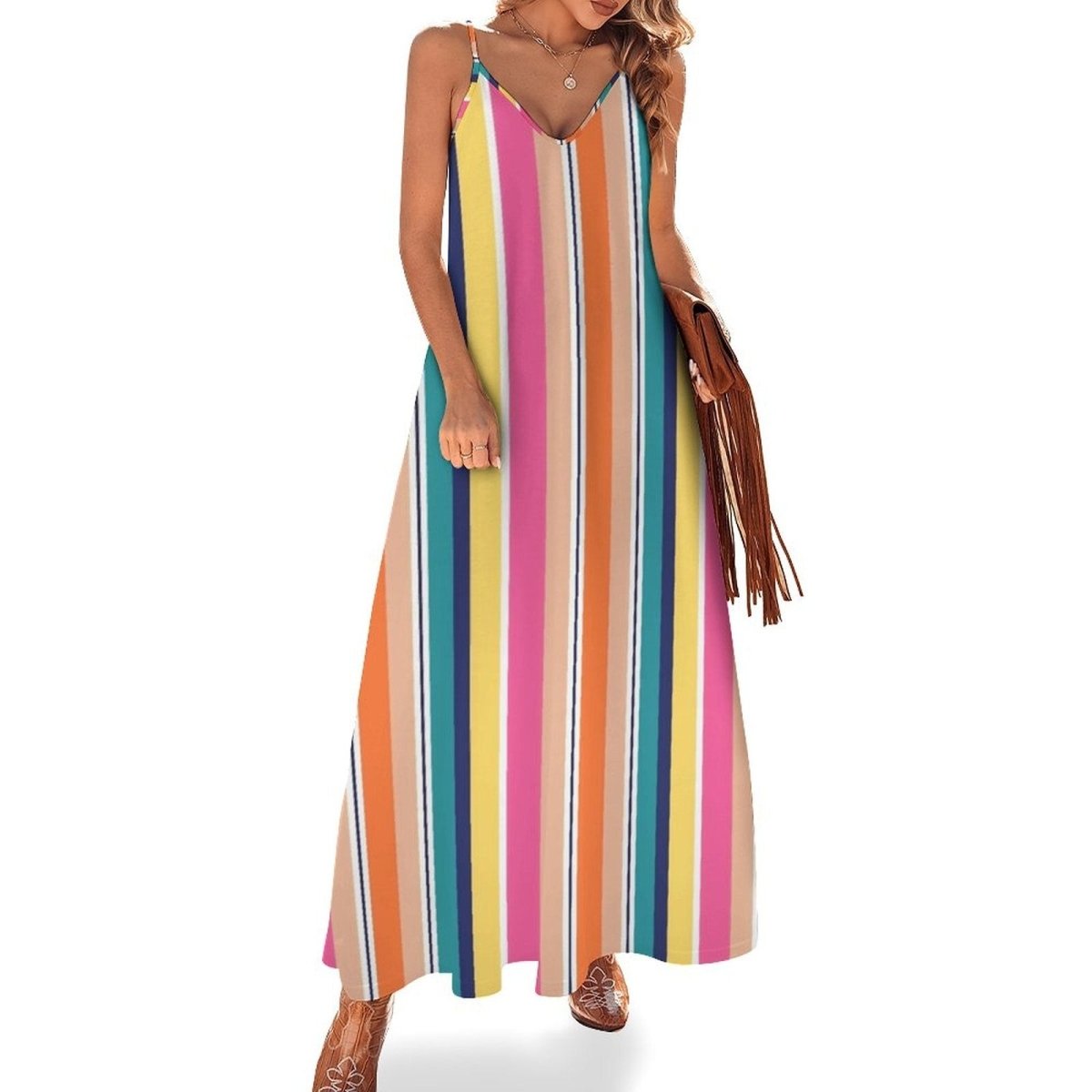 Schickes 70er-Jahre-Kleid für Damen