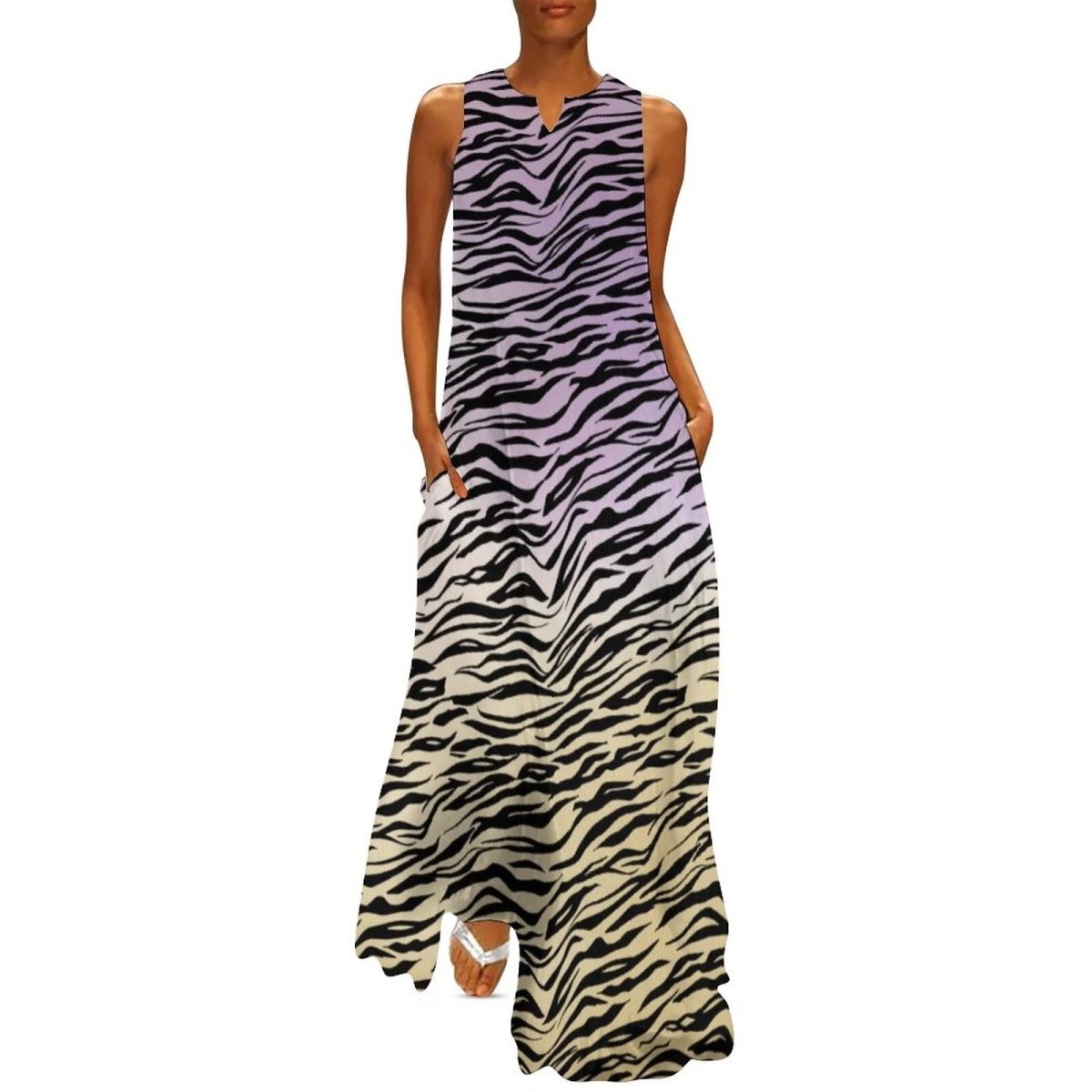 Vintage schickes 70er-Jahre-Kleid