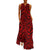 Rotes Vintage 70er Jahre Kleid