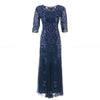 Vintage Blaues 20er Jahre Kleid