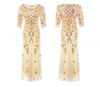 Vintage Elfenbein 20er Jahre Kleid