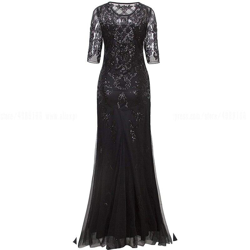 Vintage Schwarzes 20er Jahre Kleid
