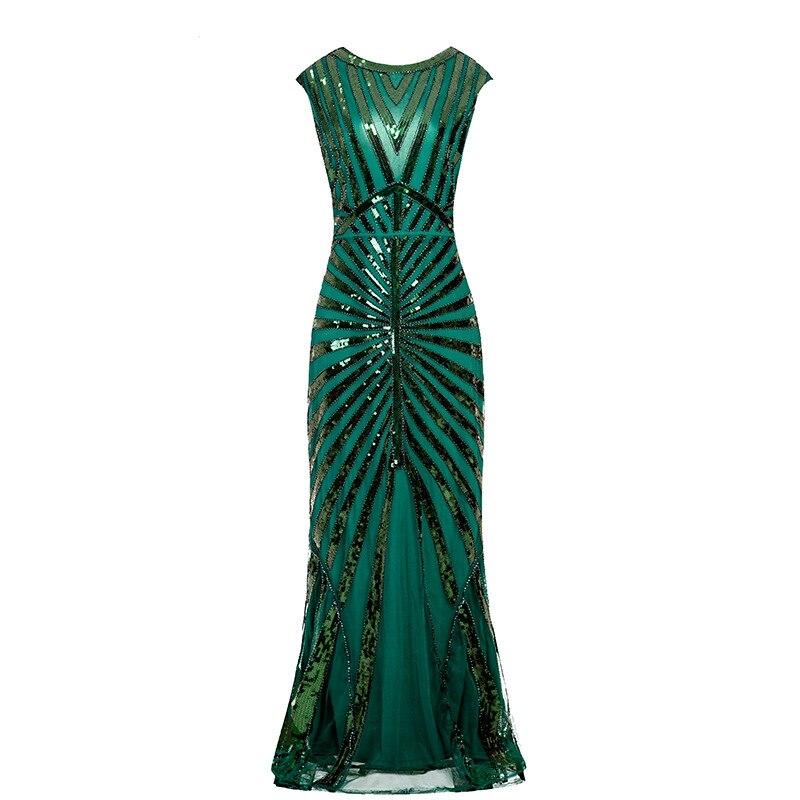 20er Jahre Kleid grün
