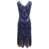 Vintage 20er Jahre Kleid Blau
