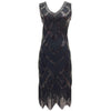 Vintage 20er Jahre Kleid Schwarz