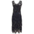 Vintage 20er Jahre Kleid Schwarz