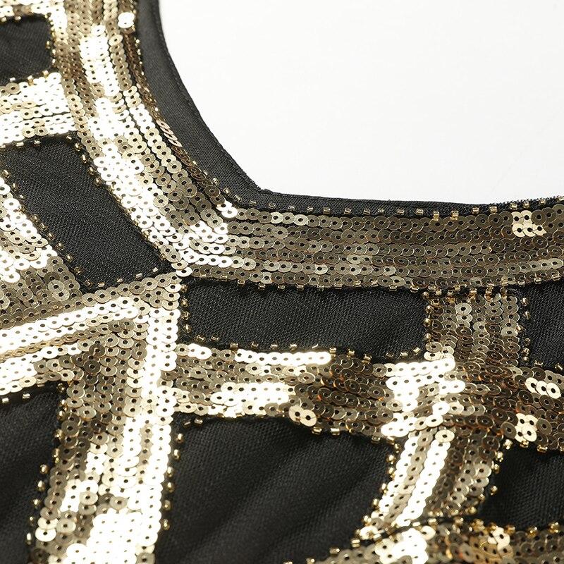 Vintage 20er Jahre Kleid Schwarz Gold