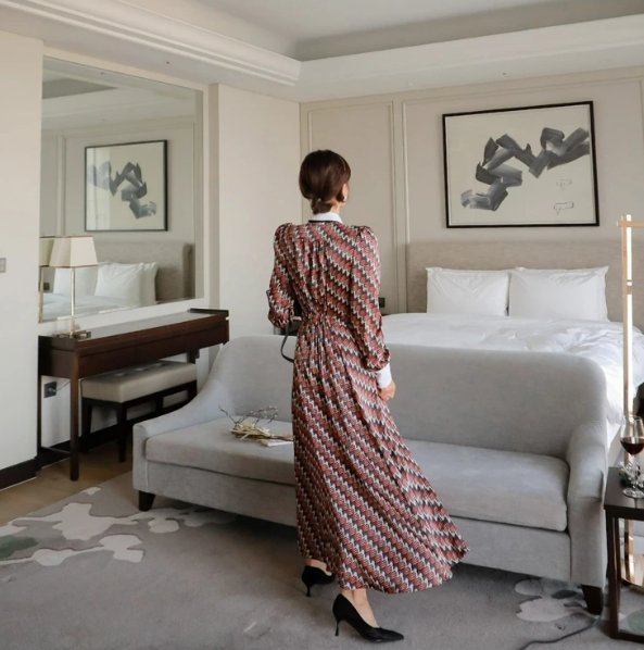 Fuchsia 40er Jahre Kleiderschal