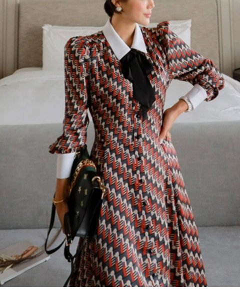 Fuchsia 40er Jahre Kleiderschal