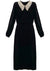 40er-Jacquard-Kleid