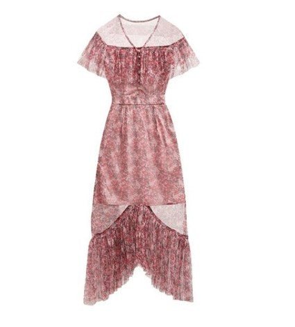 Sexy rosa 40er-Jahre-Kleid