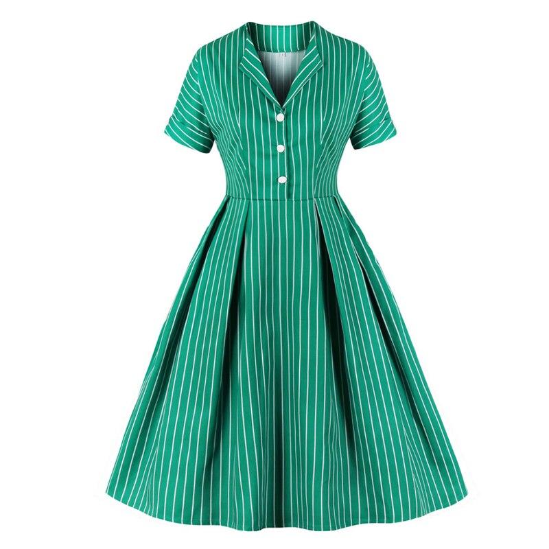 Vintage 50er Jahre Kleid Grün