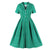 Vintage 50er Jahre Kleid Grün