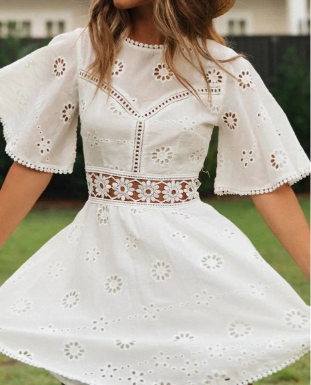 60er-70er-Jahre-Kleid