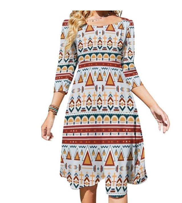 70er Jahre Hippie-Nachtkleid