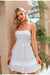 Vintage weißes gepunktetes schwarzes Kleid