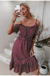Vintage Burgunder Kleid