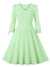 Vintage geknöpftes Kleid