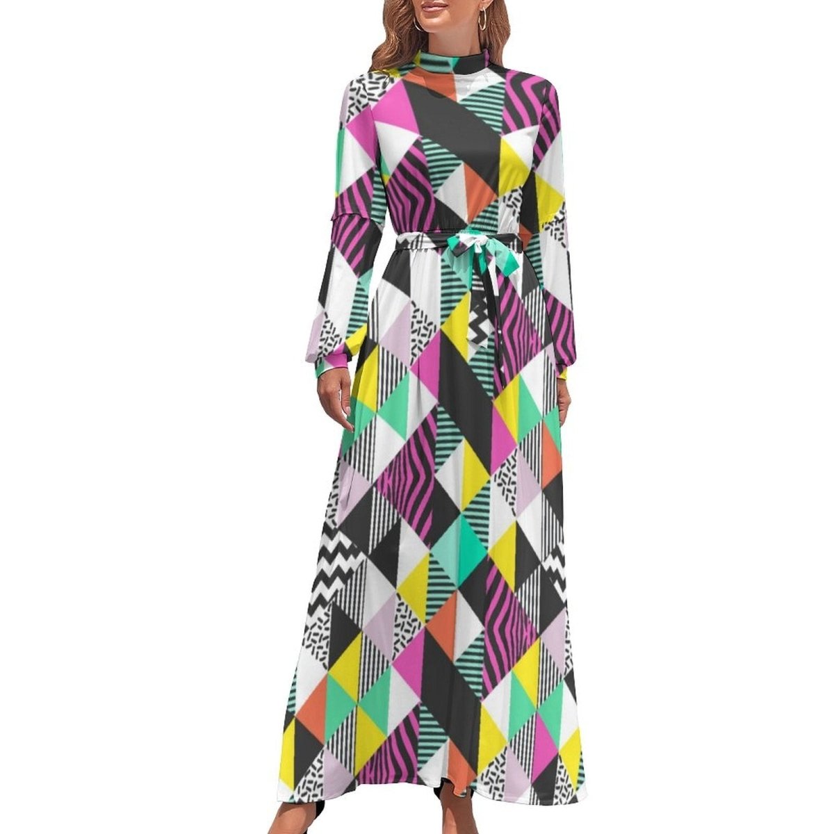 70er-Jahre-Gürtelkleid