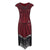 Charleston 20er Jahre Kleid Rot