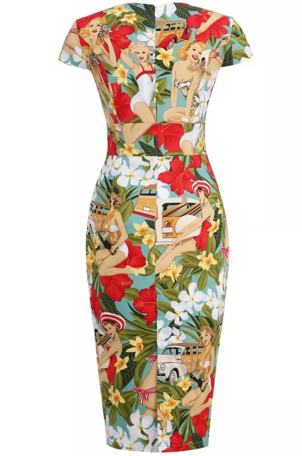 60er Jahre Bleistiftkleid